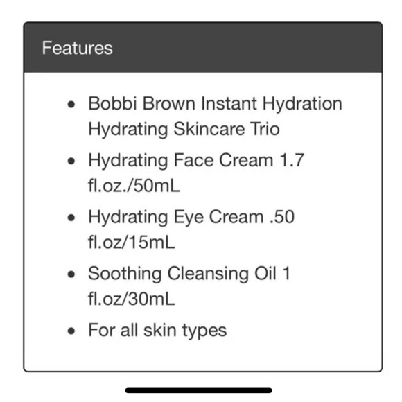 🆕 Bobbi Brown Instant Hydrating Skincare Trio - Picture 3 of 3